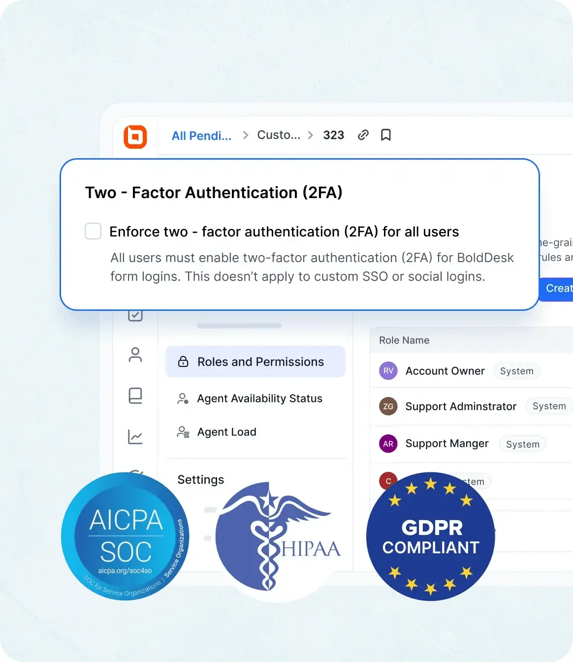 Ticketing system software with security, encryption, and compliance certifications.