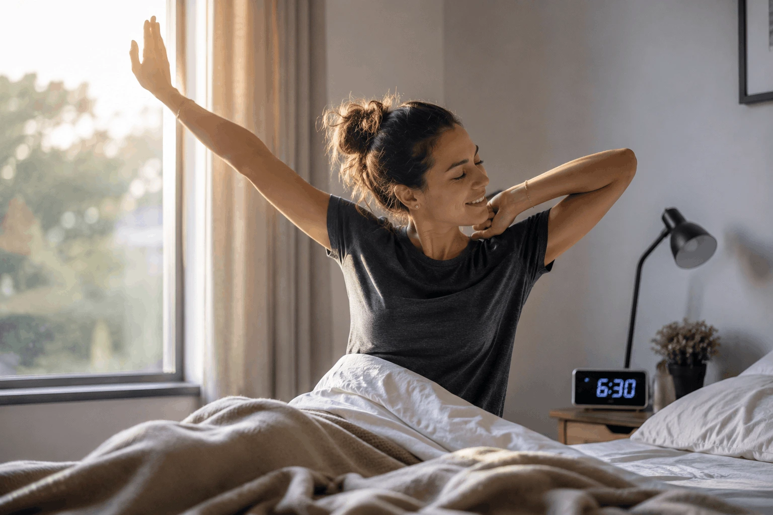 Mujer despertando a una nueva conciencia y decisiones — Memo Serrano