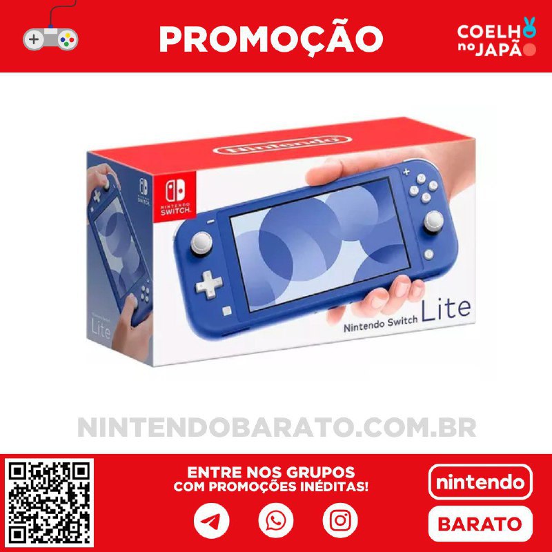 Nintendo Switch Lite Azul | Nintendo Barato | Nintendo Barato