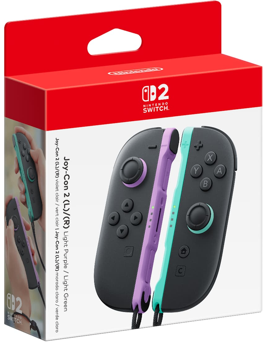 Joy-Con 2 Roxo e Verde Claro