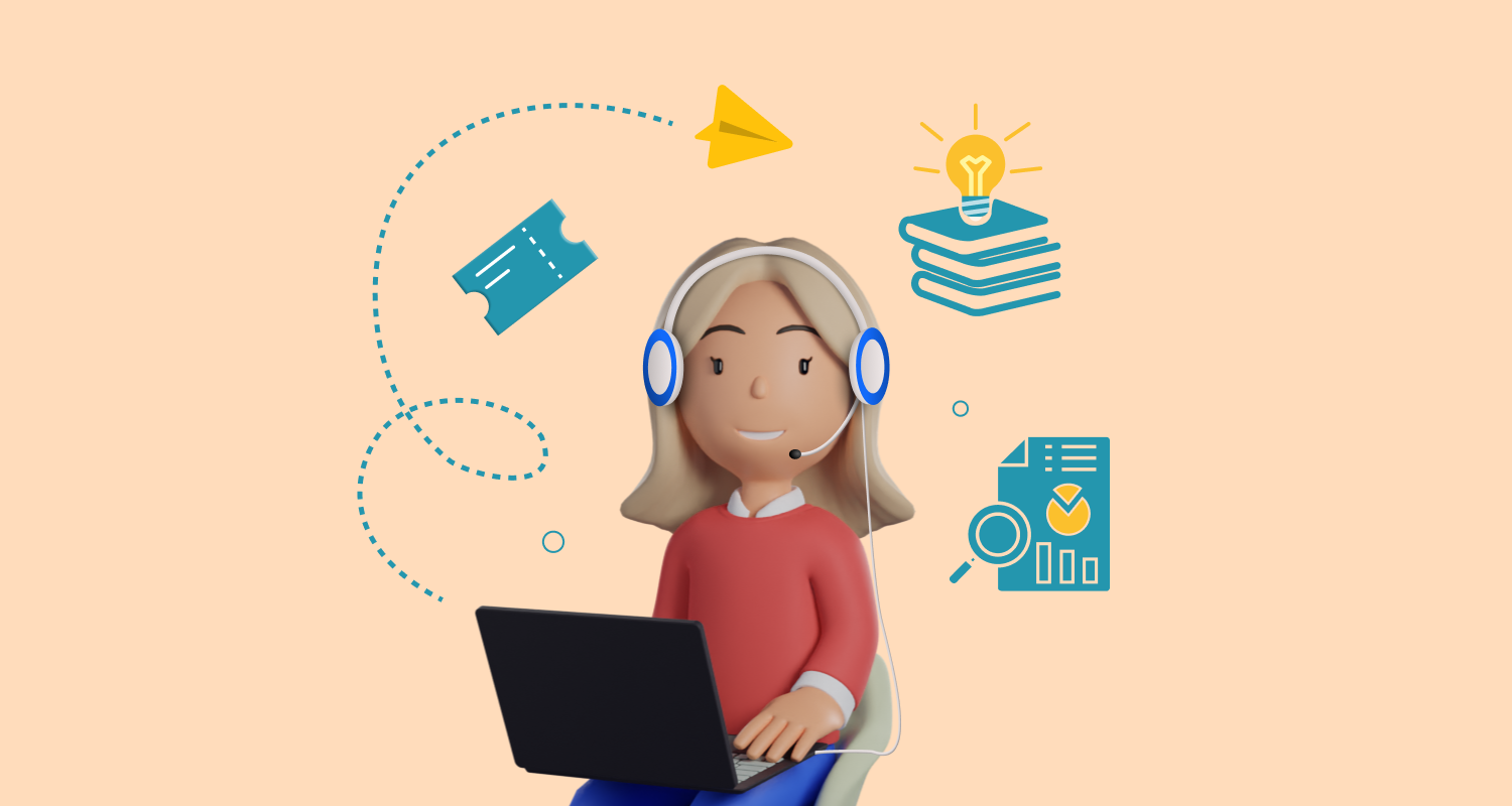 Banner image for help desk features to improve customer support