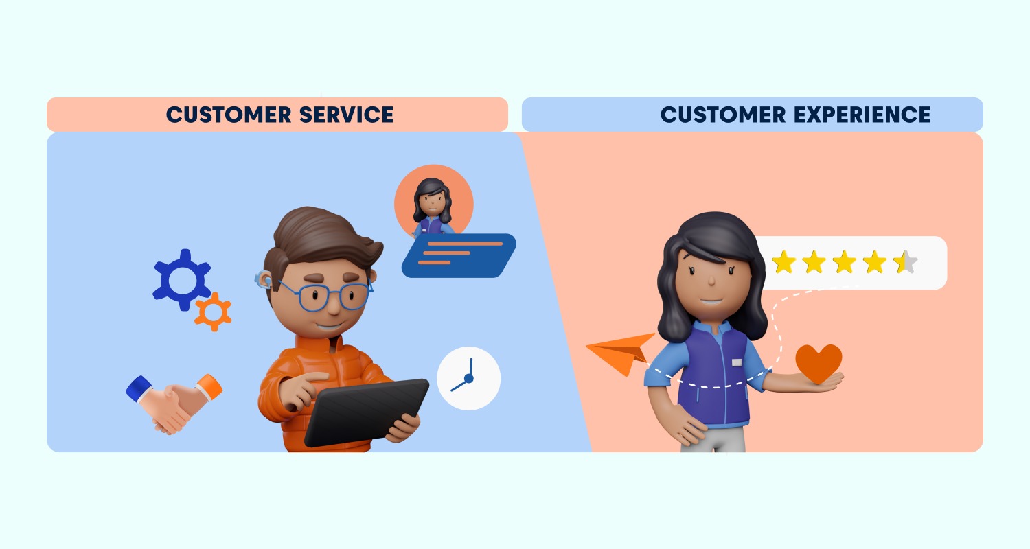 Customer Service vs Customer Experience