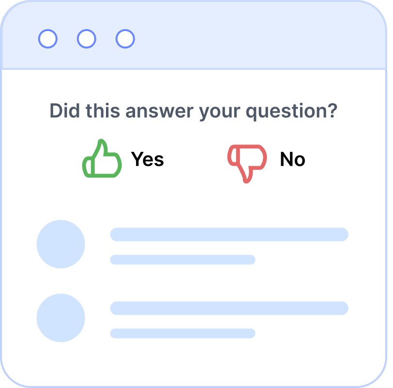 Satisfaction Feedback