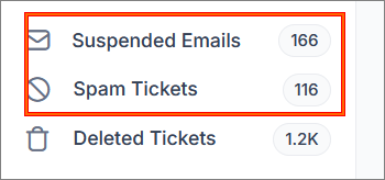 Automated deletion of spam tickets