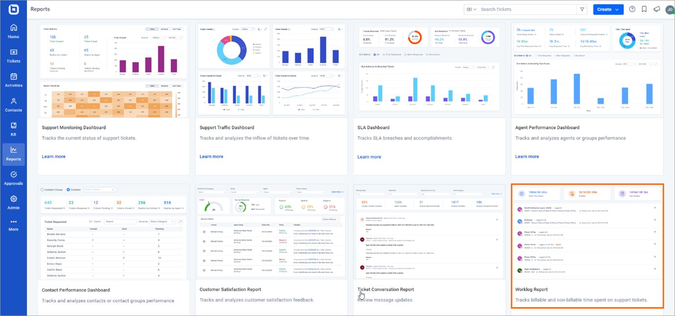 Reporting and analytics