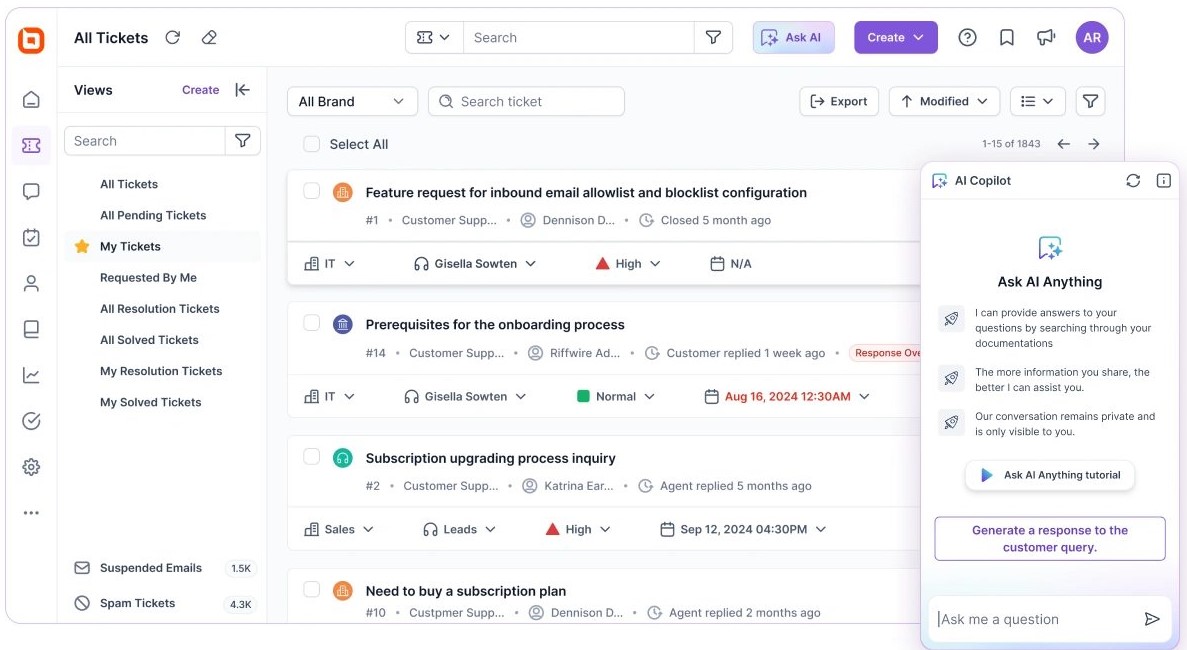 BoldDesk - The Best Intercom vs Zendesk Alternative