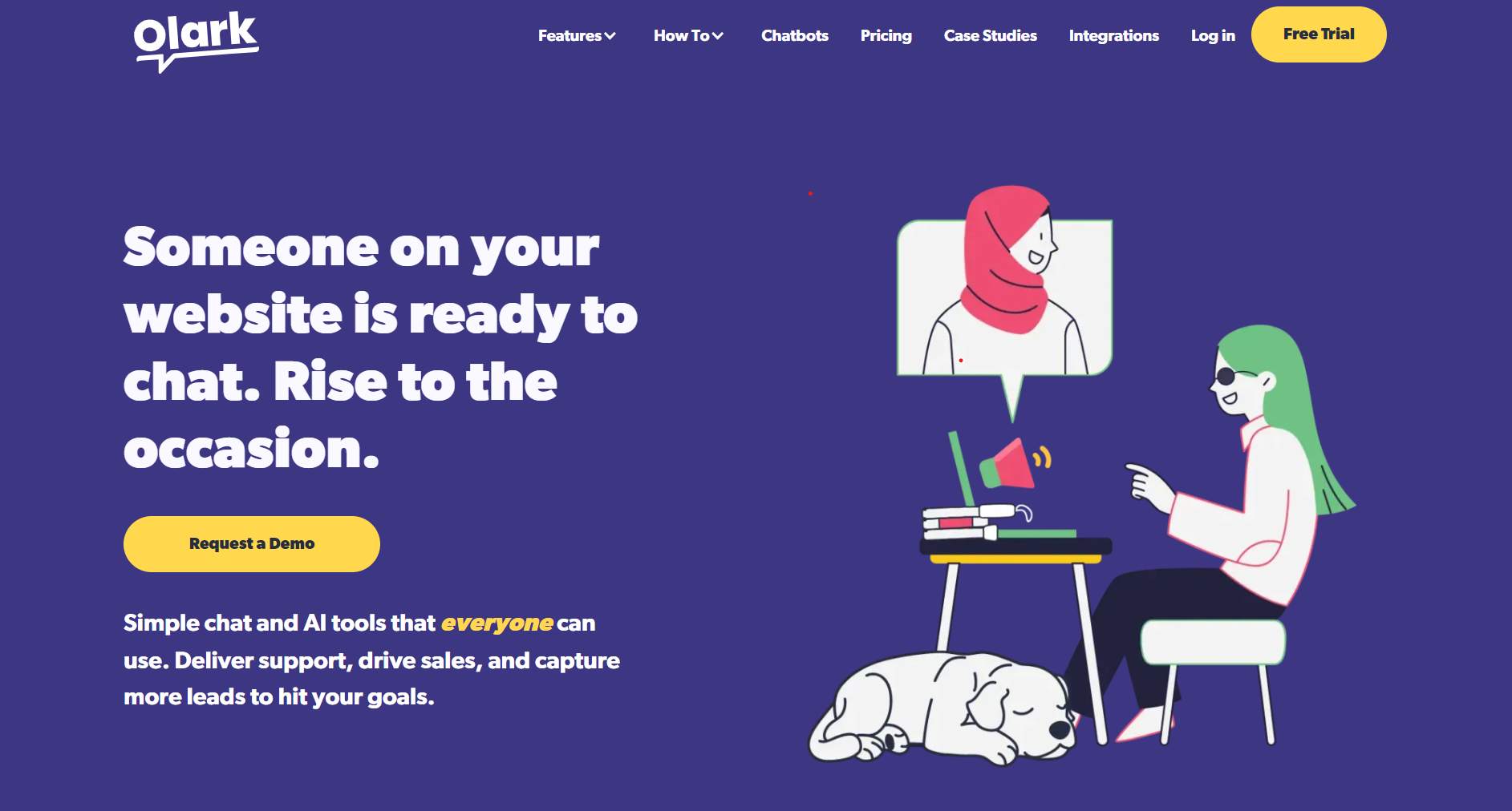 Olark ecommerce live chat