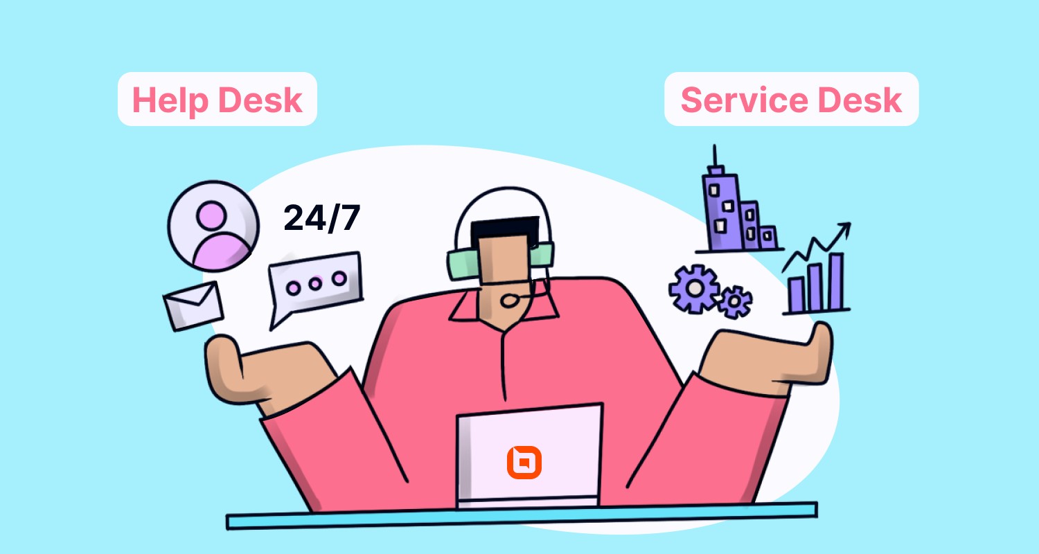 Help desk vs service desk