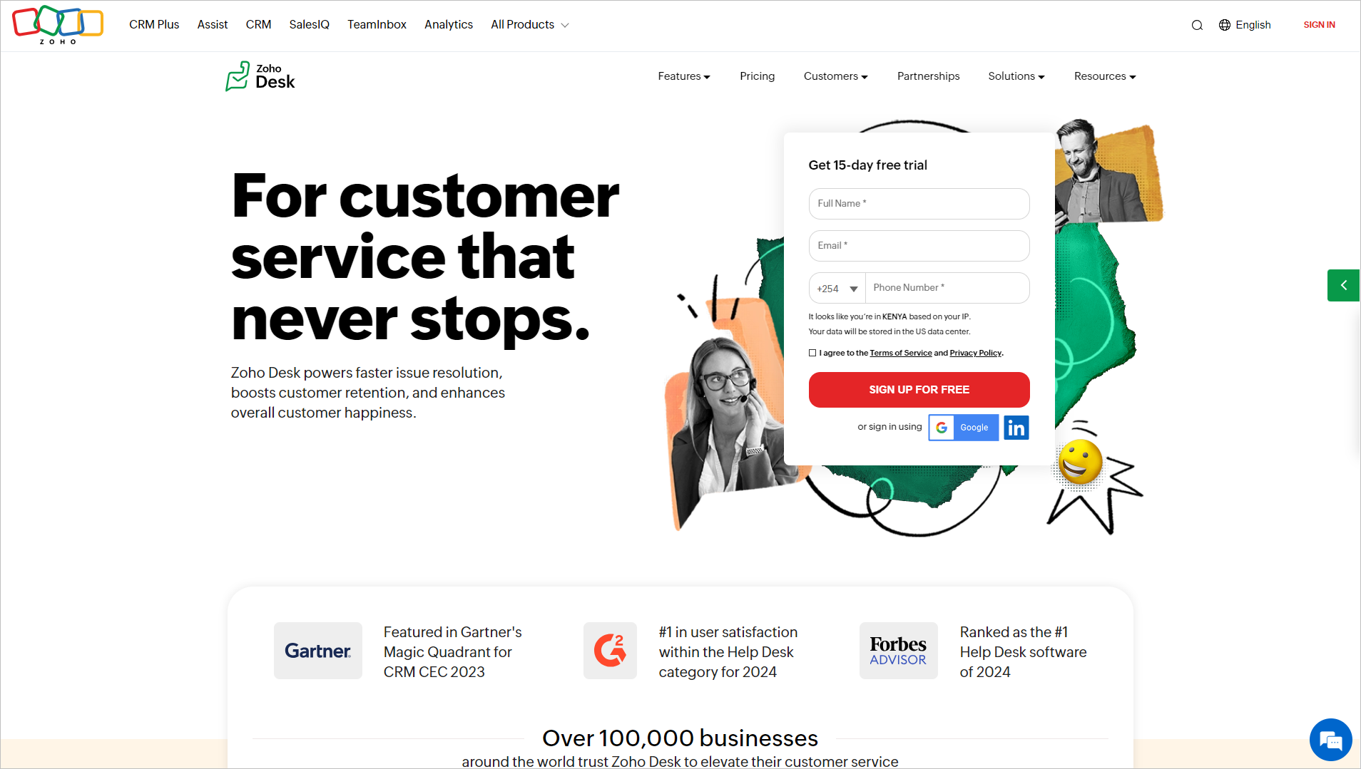 Zohodesk help desk