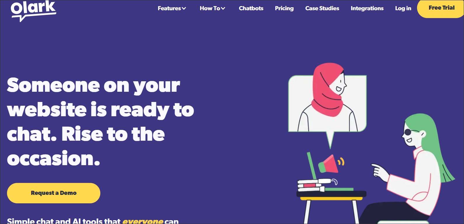 Olark's Home Page