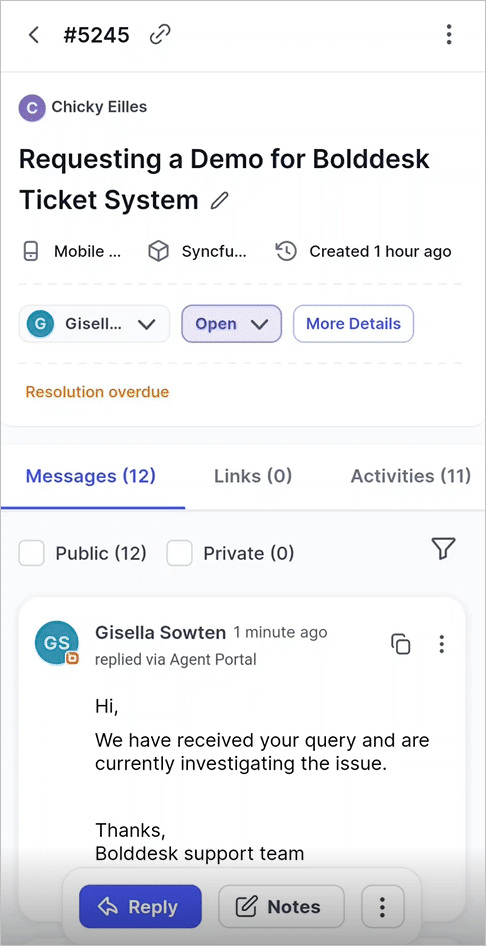 Enhanced user experience in mobile app