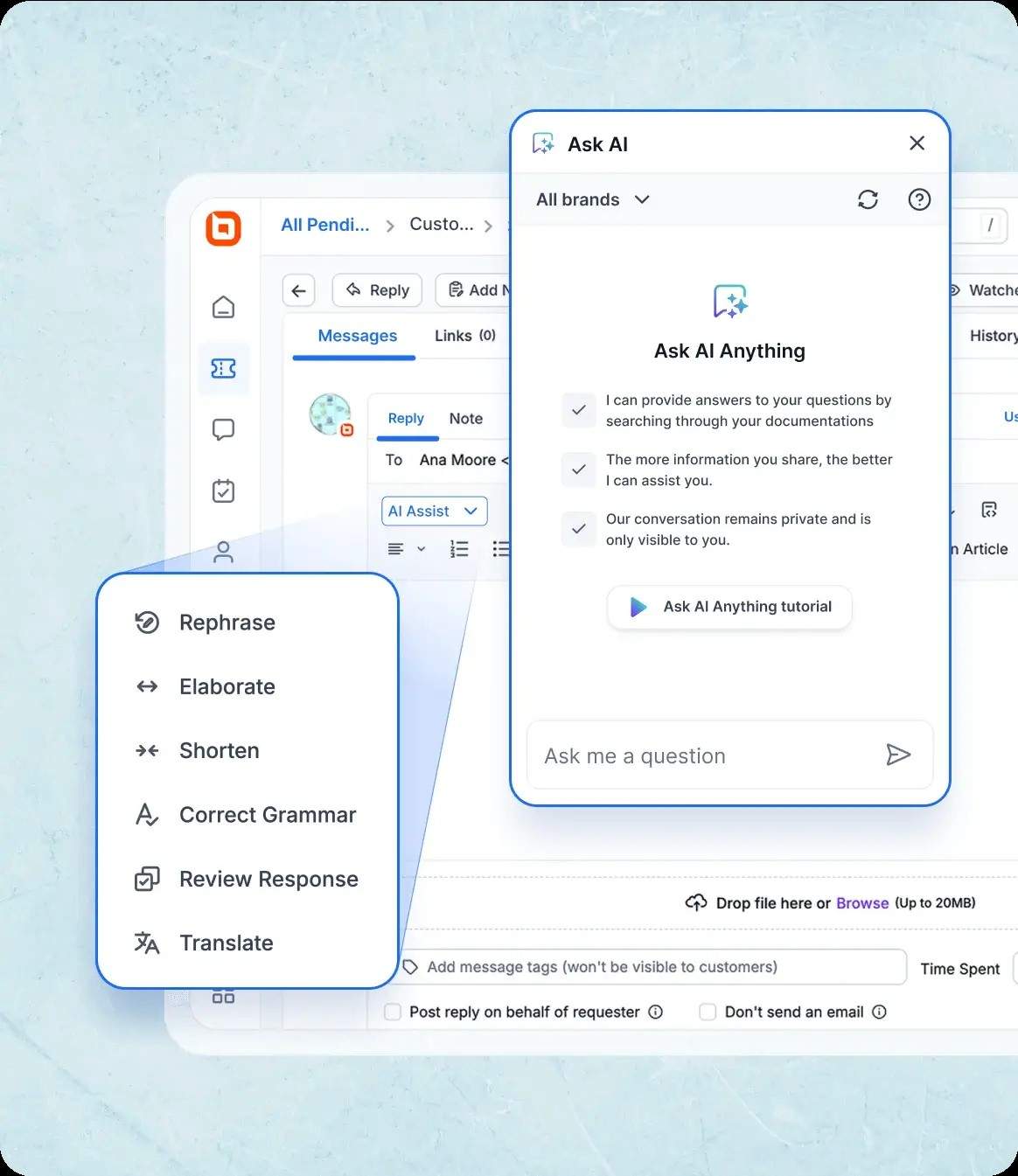 BoldDesk's AI Copilot & AI Assist Tools