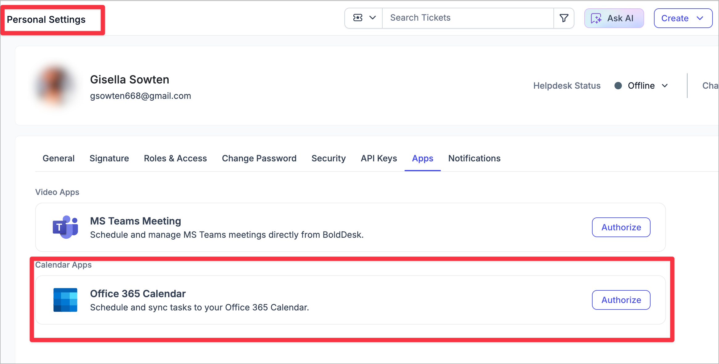 Office 365 Calendar integration