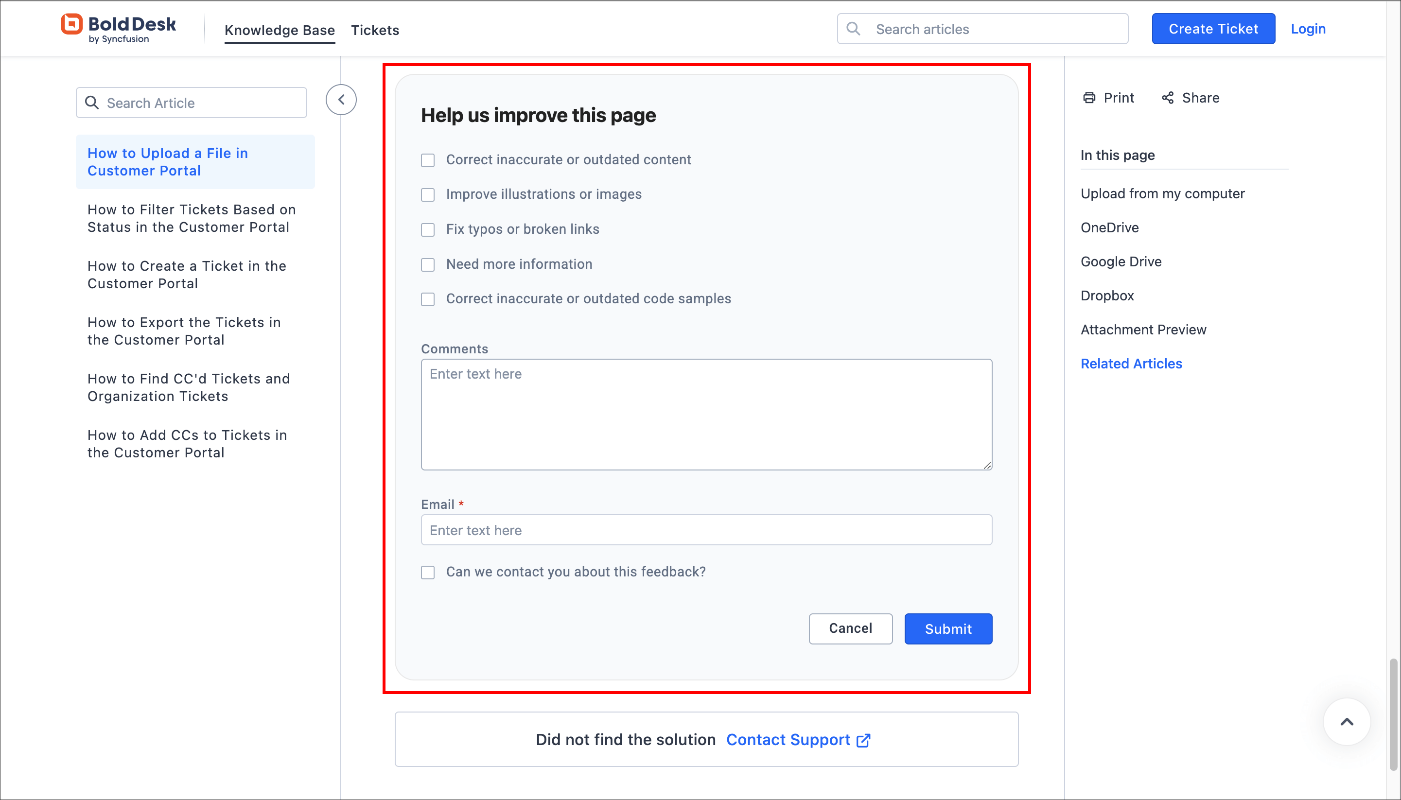 Customer support techniques: Collecting feedback