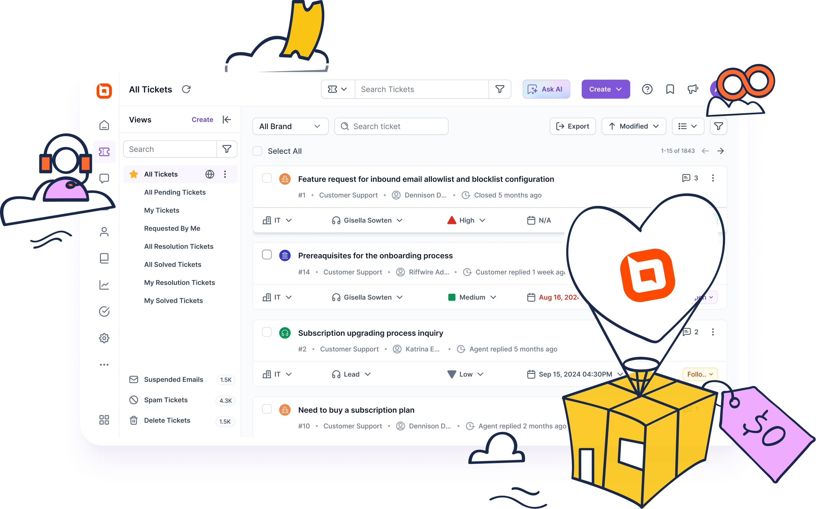Free help desk software for nonprofits and NGOs.