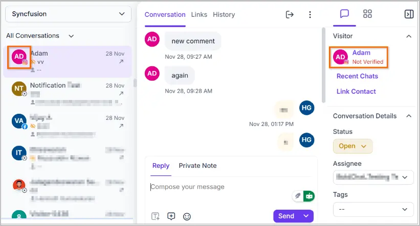 Instagram integration