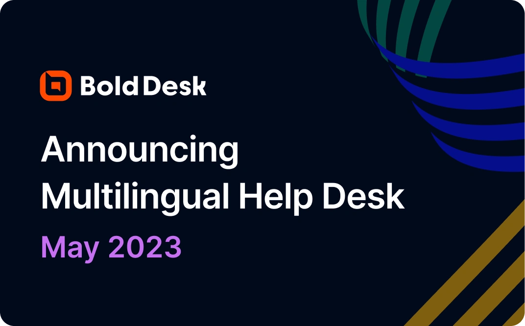 Announcing multilingual help desk
