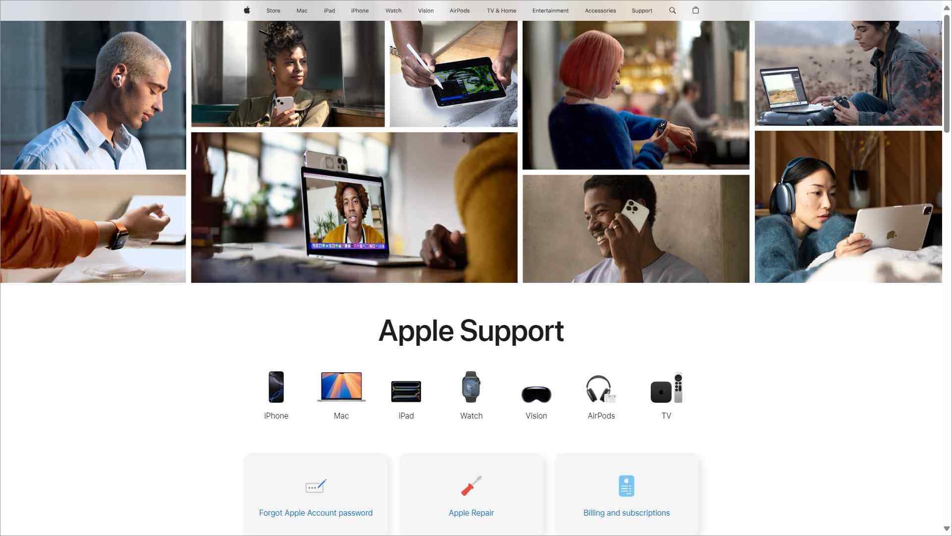 Apple knowledge base example