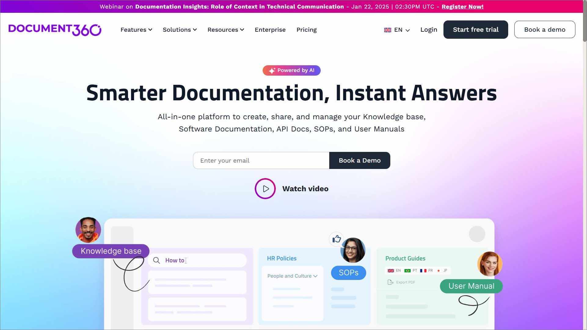 Document 360 Knowledge Base
