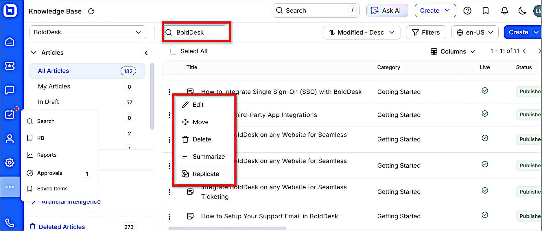 knowledge base information architecture