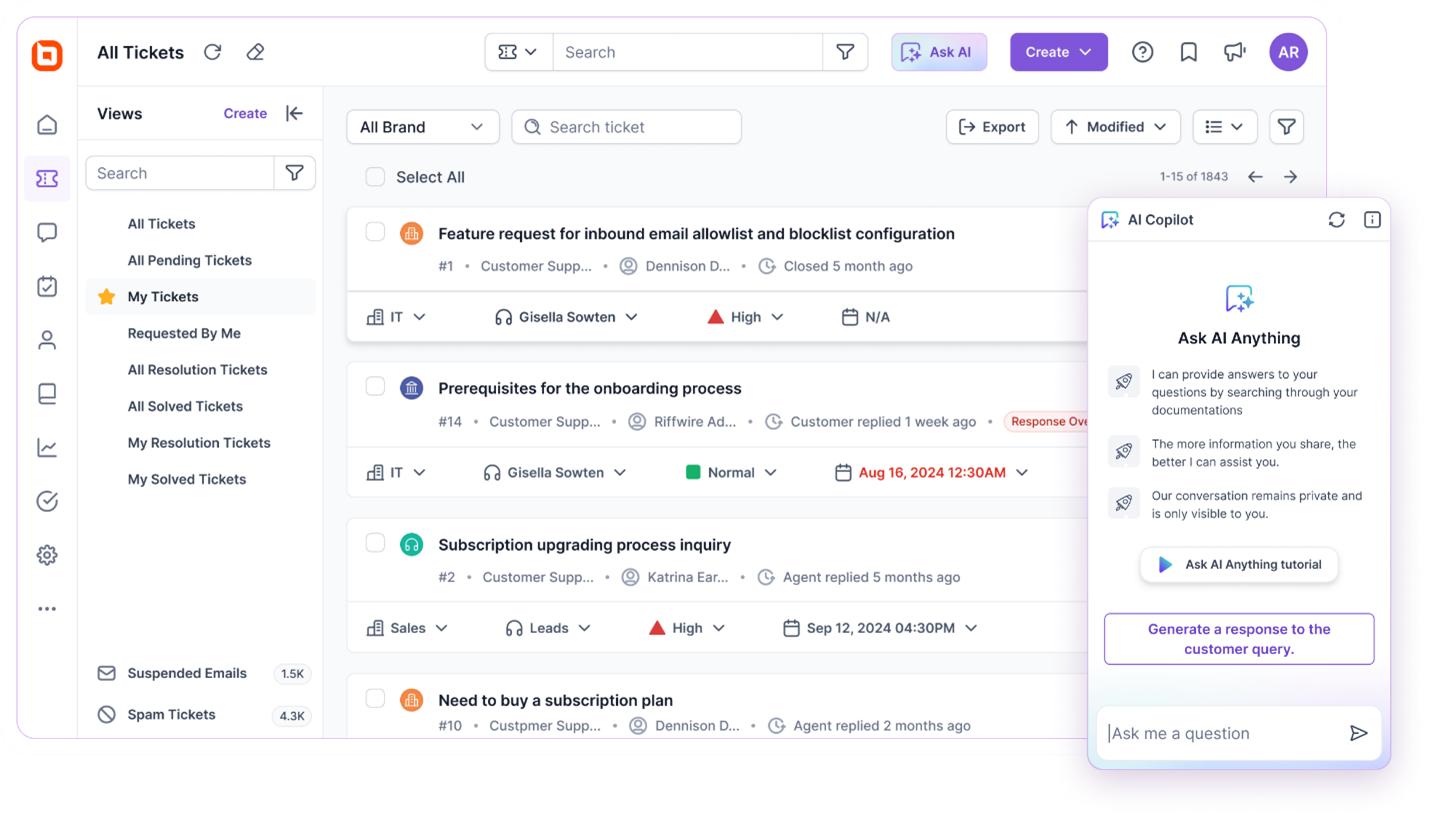BoldDesk's Ticketing System