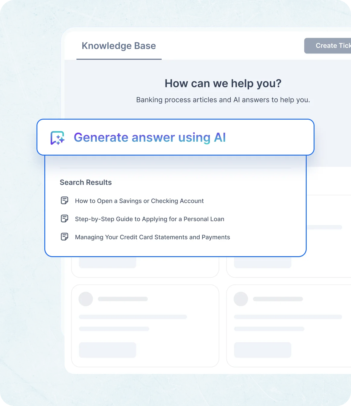 Self-Service and Feedback
