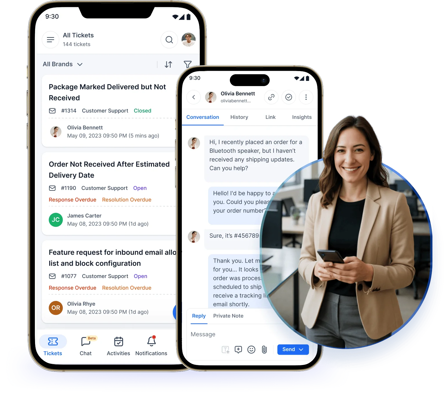 Mobile help desk app for faster responses, remote support, and higher satisfaction.