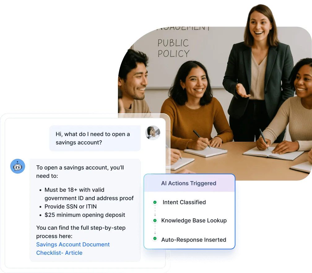 Faster replies, happier customers
