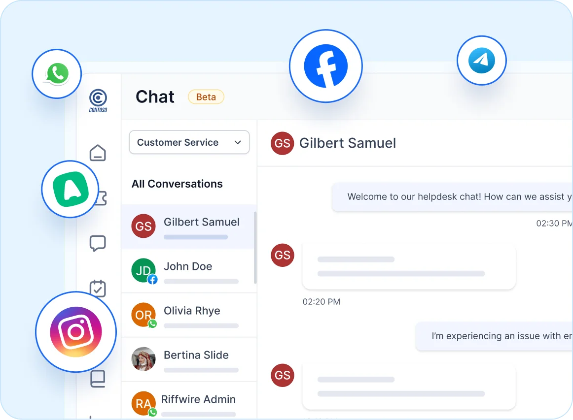 Omnichannel ticketing help desk software for startups to manage all support in one place.