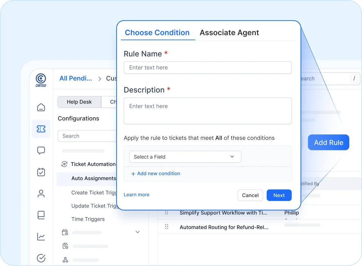 Automations in help desk software for startups to auto-assign, trigger SLAs, and save time.