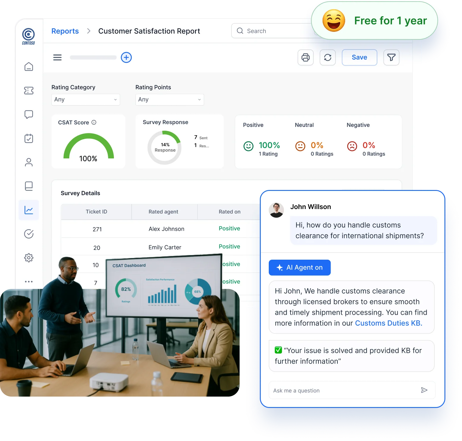 Free help desk software for startups to cut workload, boost CSAT, and resolve tickets faster.