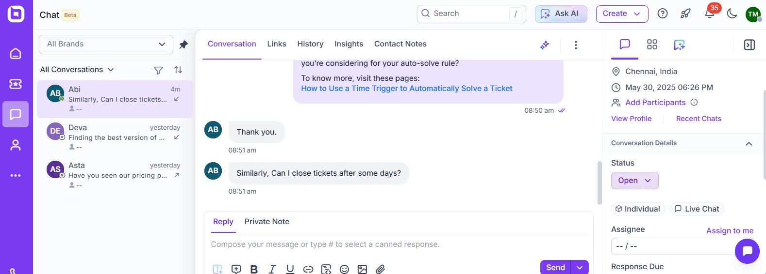 Generative AI in customer service