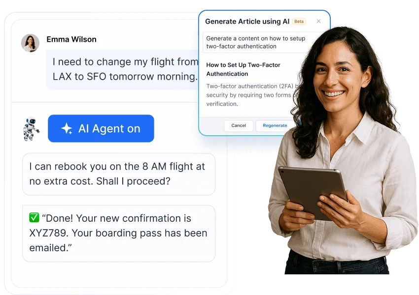BoldDesk AI in action