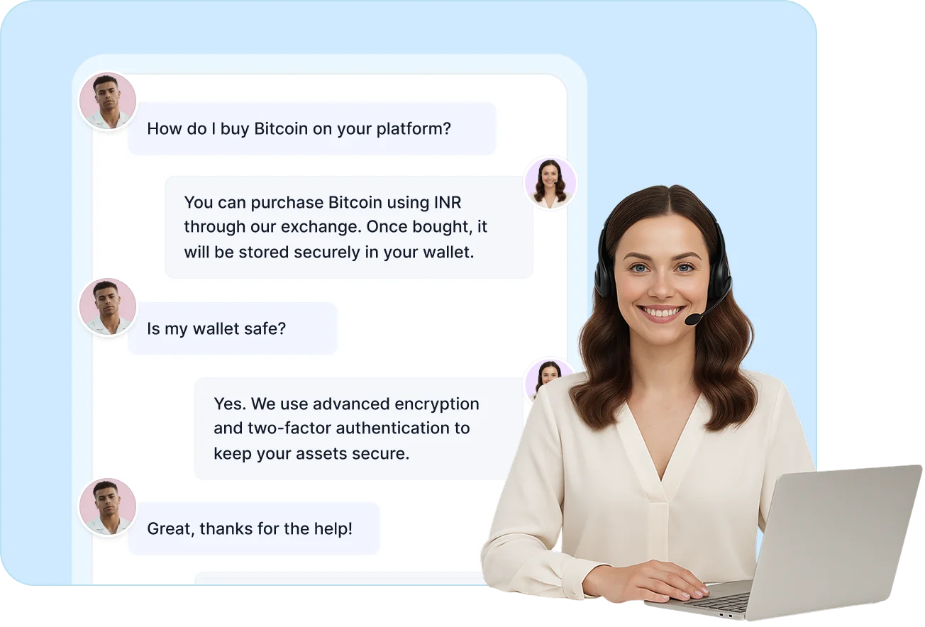 Bitcoin purchase guide and help desk for fintech explaining wallet security and encryption