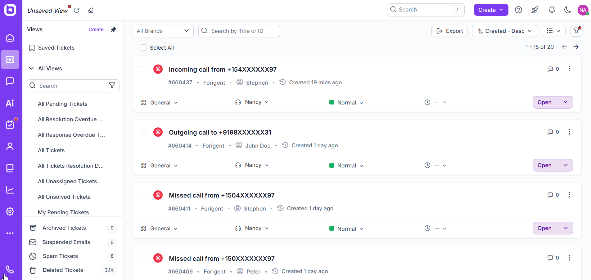 GIF on setting up Twilio voice calling 