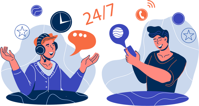 24-hour customer support