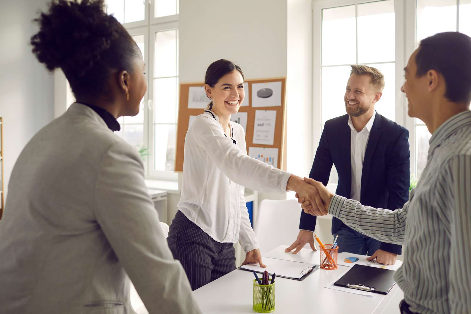 A customer success team