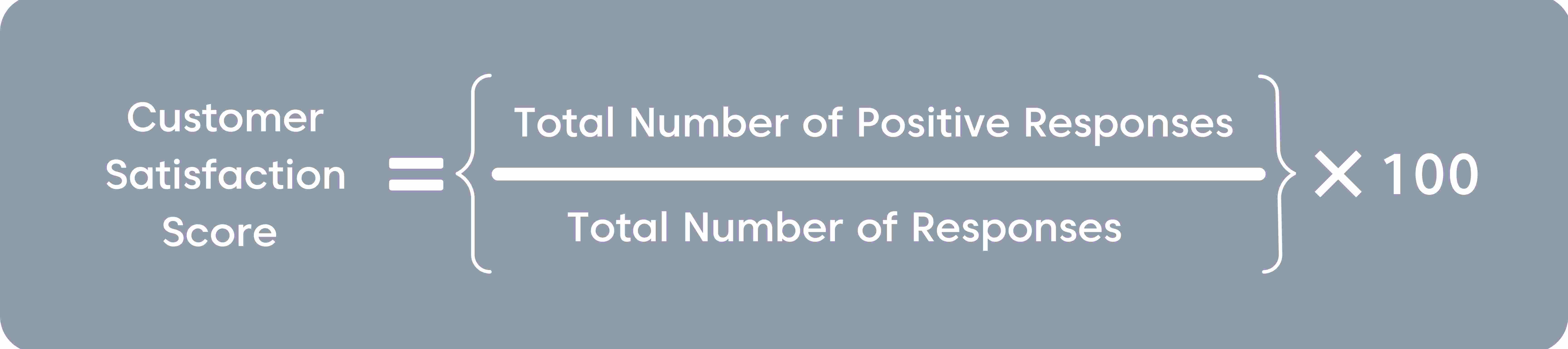 2. Customer Satisfaction Score