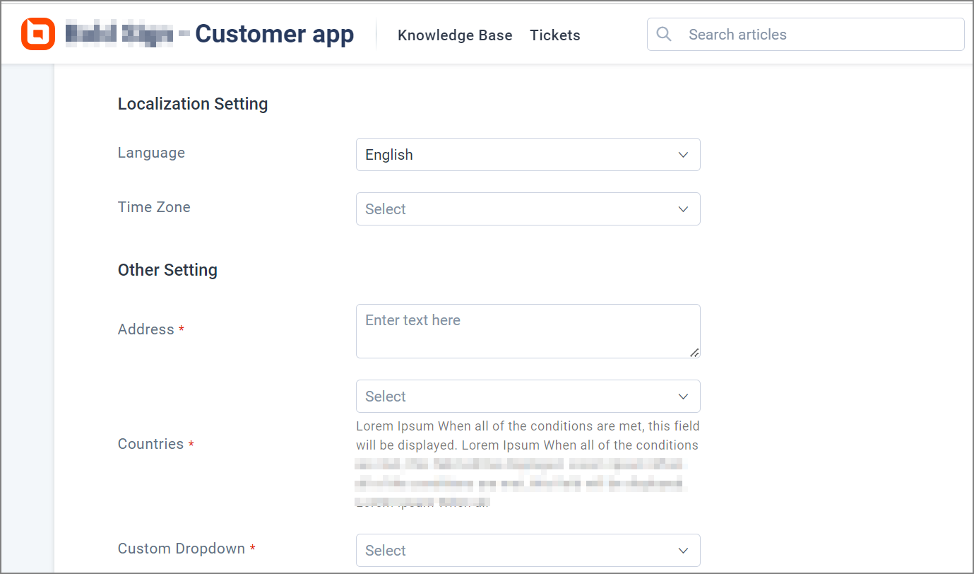 Setting up the Visibility of Custom Contact Fields