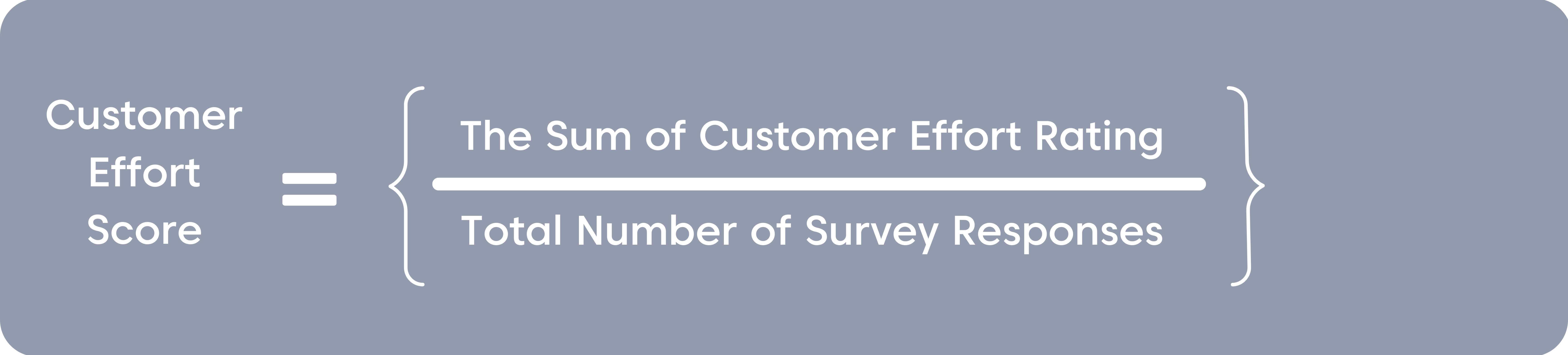 3. Customer Effort Score (CES)
