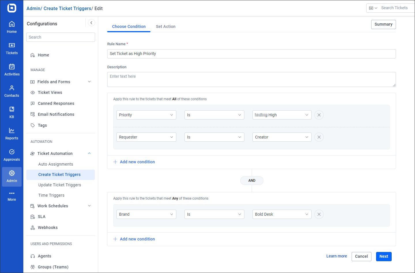 Automate ticket event execution