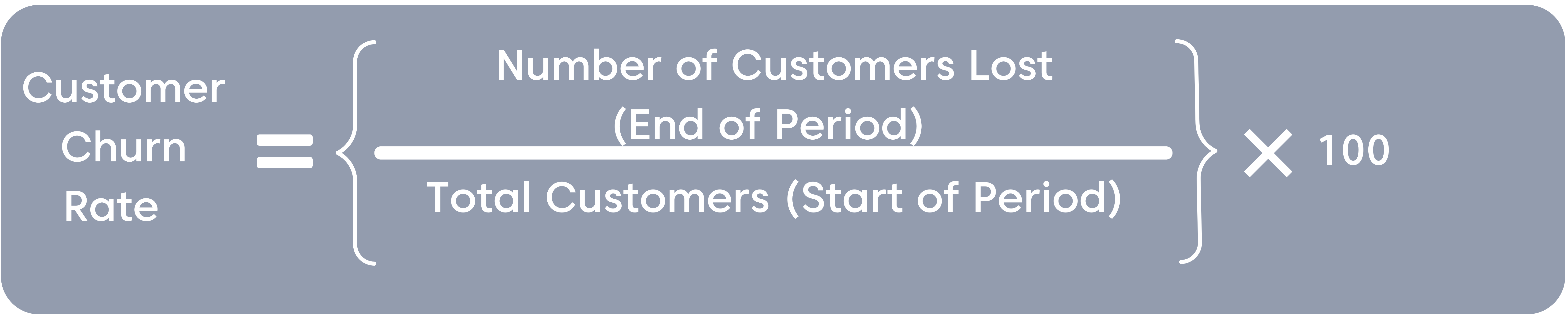 Customer retention rate