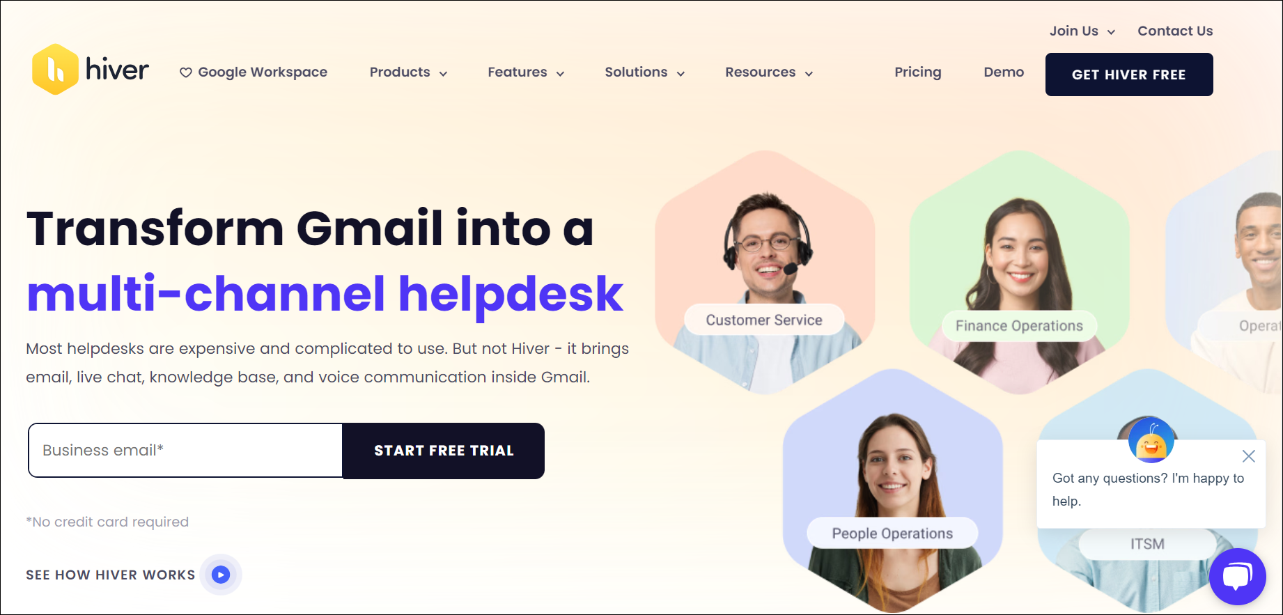 Hiver help desk software for startups