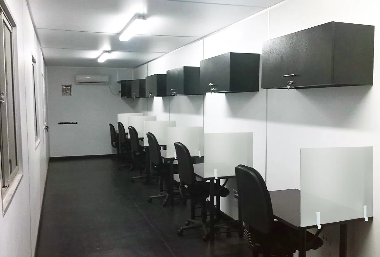 Oficinas hechas en contenedores marítimos una solución para cumplir con el protocolo de bioseguridad