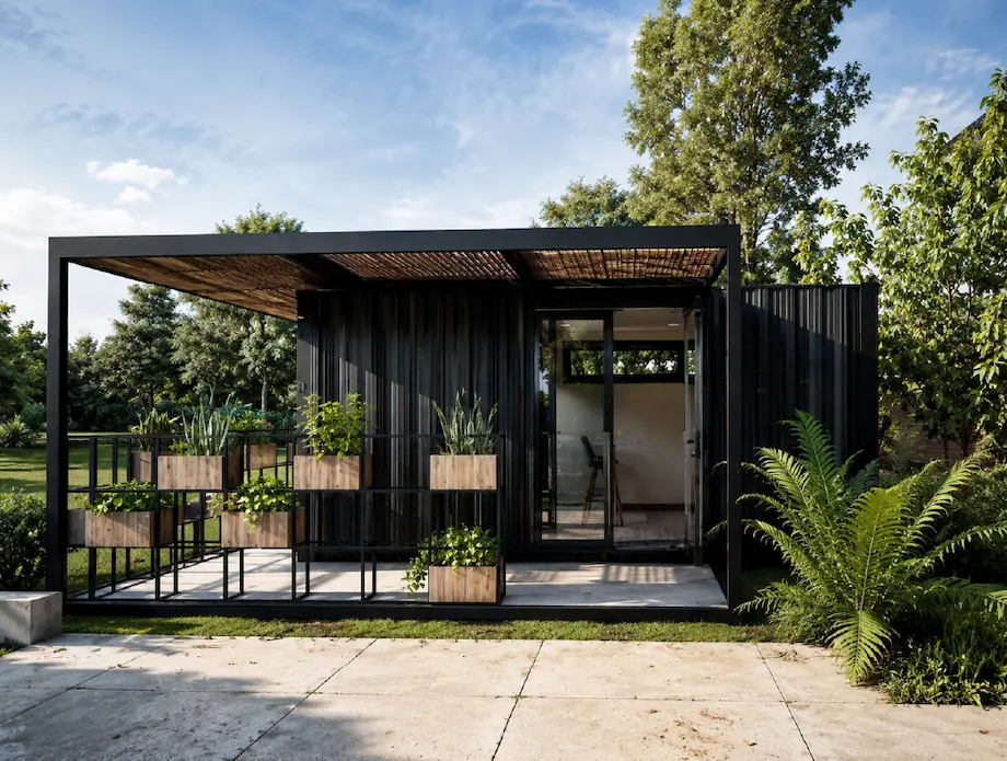 Eco-Glamping — 1 contenedor 20 pies