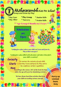 Akshararambh Kids Pre School Moula Ali logo