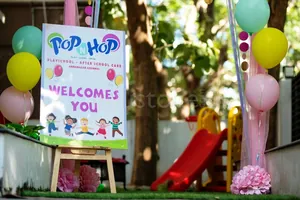 Pop N Hop Preschool logo