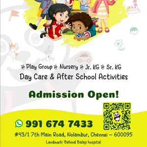 Kiddies World Play School Nolambur  logo
