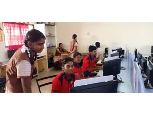 Maharishi Vidya Mandir School logo