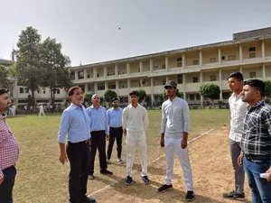 Bal Mukund Ram Chandra Bazari Saraswati Vidya Mandir logo